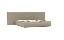 Load image into Gallery viewer, Ara Bed - King - Upholstered - Flax Haven - Non-storage