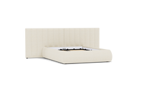 Load image into Gallery viewer, Ara Bed - Full - Upholstered - Snowdrift - Non-storage