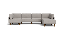 Load image into Gallery viewer, Luna - Sectional - Dream Grey - High Arms - Tall Legs