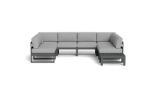 Load image into Gallery viewer, Mistral - Sectional - Pebble - Block - Silver Shade