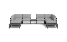 Load image into Gallery viewer, Mistral - Sectional - Pebble - Ellipse - Silver Shade