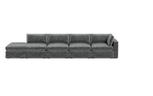 Load image into Gallery viewer, Ciello XL - Sofa - Basalt - Regular Arms