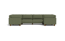 Load image into Gallery viewer, Luna - Sectional - Moss Green - High Arms - Low Legs