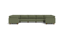 Load image into Gallery viewer, Luna - Sectional - Moss Green - High Arms - Low Legs