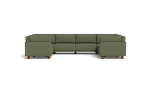 Load image into Gallery viewer, Luna - Sectional - Moss Green - High Arms - Low Legs