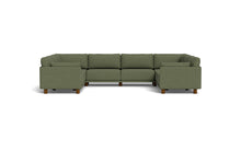 Load image into Gallery viewer, Luna - Sectional - Moss Green - Low Arms - Low Legs