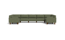 Load image into Gallery viewer, Luna - Sectional - Moss Green - Low Arms - Tall Legs