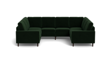 Load image into Gallery viewer, Altus - Sectional - Emerald - Square Arms