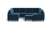 Load image into Gallery viewer, Altus - Sectional - Sapphire - Square Arms
