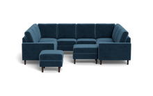 Load image into Gallery viewer, Altus - Sectional - Sapphire - Square Arms