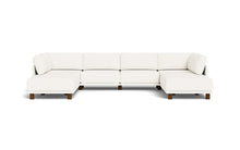 Load image into Gallery viewer, Luna - Sectional - Snowdrift - High Arms - Low Legs