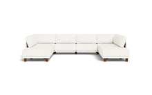 Load image into Gallery viewer, Luna - Sectional - Snowdrift - High Arms - Low Legs