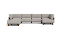 Load image into Gallery viewer, Luna - Sectional - Dream Grey - High Arms - Low Legs