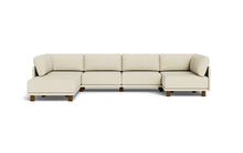Load image into Gallery viewer, Luna - Sectional - Sunset Beige - High Arms - High Legs
