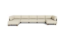 Load image into Gallery viewer, Luna - Sectional - Sunset Beige - High Arms - High Legs