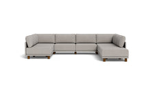 Load image into Gallery viewer, Luna - Sectional - Dream Grey - High Arms - Low Legs