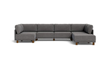 Load image into Gallery viewer, Luna - Sectional - Storm Grey - High Arms - Low Legs