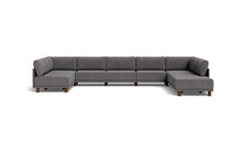 Load image into Gallery viewer, Luna - Sectional - Storm Grey - High Arms - Low Legs