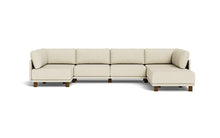 Load image into Gallery viewer, Luna - Sectional - Sunset Beige - High Arms - High Legs