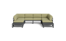 Load image into Gallery viewer, Mistral - Sectional - Pebble - Block - Fern