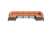 Load image into Gallery viewer, Mistral - Sectional - Pebble - Block - Terracotta