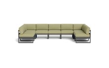 Load image into Gallery viewer, Mistral - Sectional - Pebble - Block - Fern