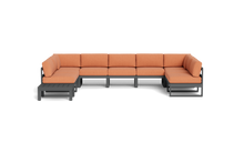 Load image into Gallery viewer, Mistral - Sectional - Pebble - Block - Terracotta