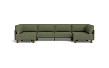 Load image into Gallery viewer, Luna - Sectional - Moss Green - High Arms - Low Legs