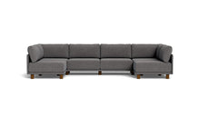 Load image into Gallery viewer, Luna - Sectional - Storm Grey - High Arms - Low Legs