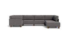 Load image into Gallery viewer, Luna - Sectional - Storm Grey - High Arms - Low Legs