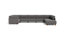 Load image into Gallery viewer, Luna - Sectional - Storm Grey - High Arms - Low Legs