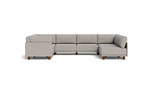 Load image into Gallery viewer, Luna - Sectional - Dream Grey - High Arms - Low Legs