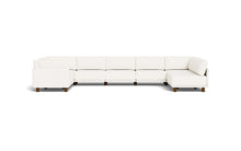 Load image into Gallery viewer, Luna - Sectional - Snowdrift - High Arms - Low Legs