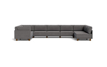 Load image into Gallery viewer, Luna - Sectional - Storm Grey - High Arms - Low Legs