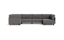 Load image into Gallery viewer, Luna - Sectional - Storm Grey - High Arms - Low Legs