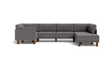 Load image into Gallery viewer, Luna - Sectional - Storm Grey - Low Arms - Tall Legs