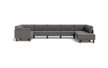 Load image into Gallery viewer, Luna - Sectional - Storm Grey - Low Arms - Tall Legs