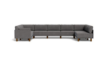 Load image into Gallery viewer, Luna - Sectional - Storm Grey - Low Arms - Tall Legs
