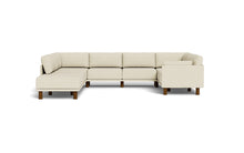 Load image into Gallery viewer, Luna - Sectional - Sunset Beige - Low Arms - Tall Legs