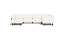 Load image into Gallery viewer, Luna - Sectional - Snowdrift - Low Arms - Tall Legs