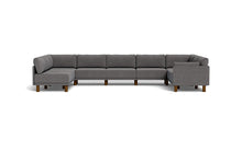 Load image into Gallery viewer, Luna - Sectional - Storm Grey - Low Arms - Tall Legs