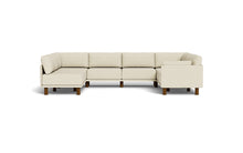 Load image into Gallery viewer, Luna - Sectional - Sunset Beige - Low Arms - Tall Legs