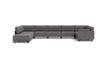 Load image into Gallery viewer, Luna - Sectional - Storm Grey - Low Arms - Low Legs