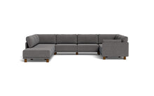 Load image into Gallery viewer, Luna - Sectional - Storm Grey - Low Arms - Low Legs