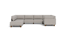 Load image into Gallery viewer, Luna - Sectional - Dream Grey - High Arms - Low Legs