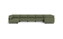 Load image into Gallery viewer, Luna - Sectional - Moss Green - High Arms - Low Legs