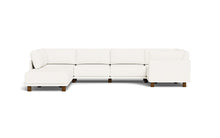 Load image into Gallery viewer, Luna - Sectional - Snowdrift - High Arms - Low Legs