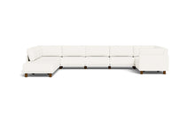 Load image into Gallery viewer, Luna - Sectional - Snowdrift - High Arms - Low Legs