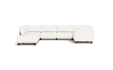 Load image into Gallery viewer, Luna - Sectional - Snowdrift - High Arms - Low Legs