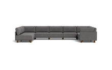 Load image into Gallery viewer, Luna - Sectional - Storm Grey - High Arms - Low Legs
